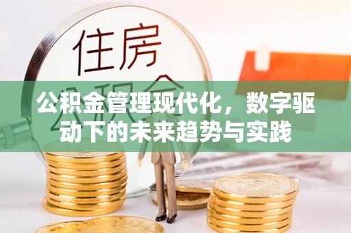 户县公积金管理现代化，数字驱动下的未来趋势与实践
